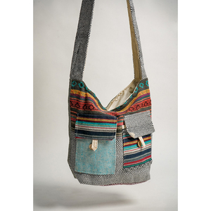 Sac fourre-tout en coton fait à la main pour femmes, nouveau style, sac à main à fermeture ouverte pour shopping, cosmétiques et ordinateur portable, cadeau à prix compétitif - Product Image 4
