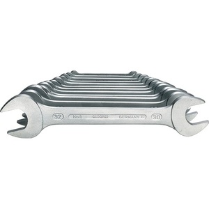 GEDORE 8-Piece Shop <b>Tools</b> Double Open-End Wrench Set 6-8 & 8-piece SW6-22 mm Chrome-Plated Steel - Product Image 1