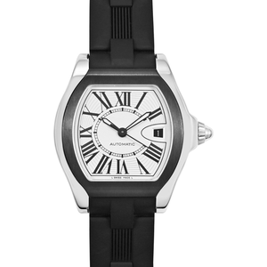 Reloj automático de lujo con forma de Tonneau para hombre, esfera con pantalla de fecha, correa de goma negra, reloj de pulsera informal de acero inoxidable para negocios - Product Image 2