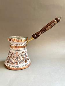 Cafetera de Cobre Hecha a Mano con Acabado Martillado Tradicional para una Decoración Elegante de Cocina y Comedor, Ambiente y Estilo para el Hogar - Product Image 3