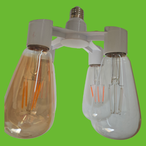 Stock local, Portalámparas de techo de cuatro cabezas, Portalámparas colgante de cuatro cabezas - Product Image 2