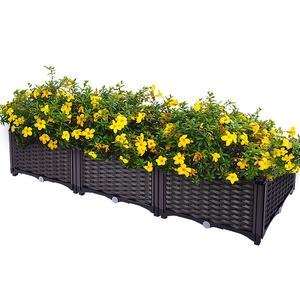 Macetero rectangular <span class=keywords><strong>de</strong></span> jardín, jardín, cama vertical, flores <span class=keywords><strong>de</strong></span> plástico, pvc - Product Image 6