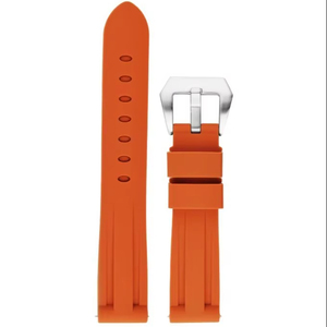 JD6082 Orange Waterproof Durable Sports Unisex Smart <b>Watch</b> Band Soft Light Silicone Custom Logo Stainless Steel Buckle 20-26mm - Product Image 1