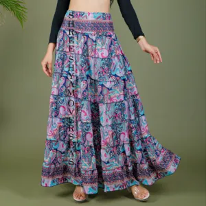 2023 नई गर्मियों संग्रह रेशम लंबी स्कर्ट स्तरित स्कर्ट beachwear