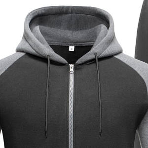 Unisex Oversize Sweat Suits Jogger Sets Custom Embroidered Logo Winter Blank Plain Sublimation Casual <b>Men's</b> Hoodies Sweatpants - Product Image 2