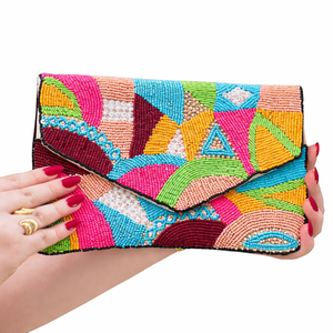 กระเป๋าแฟชั่นไมโครไฟเบอร์ปักลายสวยงาม กันน้ำ สายสะพายไหล่ งานแฮนด์เมด คุณภาพพรีเมียม ทนทาน สำหรับคอลเลคชั่นบูติก - Product Image 1