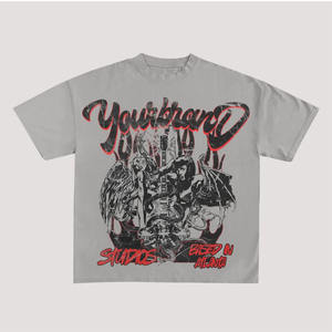 Nouveauté T-shirts imprimés coupe ample pour hommes T-shirts décontractés 100% coton T-shirts les plus vendus pour hommes - Product Image 5