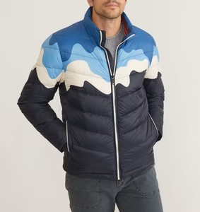 High Quality Autumn Puffer <b>Jacket</b> Bubble Style Stand Collar Zipper Outdoor Casual <b>Plus</b> <b>Size</b> Men's Sublimation Waterproof - Product Image 3