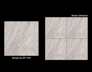 El mejor precio en la India 16x16 Cerámica Digital Esmaltada Superficie rústica Porcelana Exterior Resistente 400x400 Azulejos de estacionamiento para Etiopía - Product Image 2