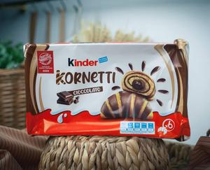 Croissant de Chocolate Suave Kinder Kornetti Cioccolato de 252 g, Precio de Fábrica, Alta Calidad, Bocadillo de Panadería Italiana, Venta al por Menor y al por Mayor - Product Image 1