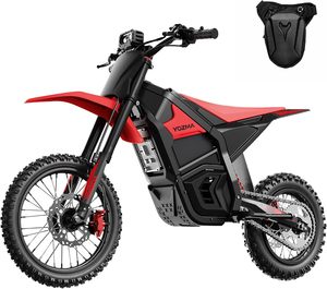 BEST_Yo_zma IN10 Moto tout-terrain électrique, 2600W 64,4 km/h Moto électrique avec batterie 48V/23AH, Freins hydrauliques complets et - Product Image 1