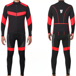 Trajes de triatlón personalizados OEM para hombre, ropa de compresión transpirable de secado rápido con cremallera, conjuntos de triatlón ajustados a la piel para ciclismo al por mayor - Product Image 1