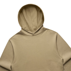 Sudadera con Capucha Unisex Color Beige Caqui, Sudadera con Capucha de Felpa de Algodón Grueso, Ropa Casual de Invierno, Estilo Urbano Liso, Venta al por Mayor - Product Image 3