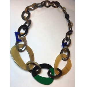 Collier en corne véritable de buffle de haute qualité Article fait à la main par des artisans indiens fabriqués au Vietnam - Product Image 3