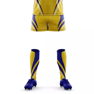 Ensemble de vêtements de football personnalisés OEM ODM T-shirt d'uniforme de football kit d'équipe complet maillot de football à sublimation de haute qualité - Product Image 6