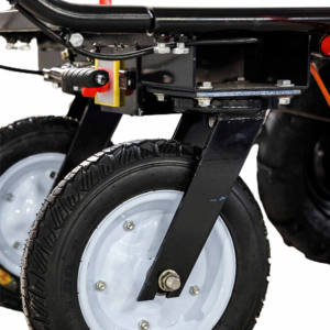 Chariot à main électrique industriel et domestique, chariot à plateforme à quatre roues, personnalisable, OEM, en matériau PP, fermé, pour les courses - Product Image 4