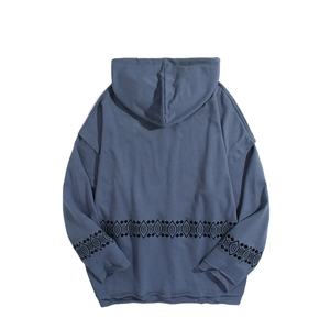 Sweat à capuche pour homme, coupe classique, haute qualité, 100% coton, streetwear personnalisé, graffiti DTG, mode, blanc, 420 grammes, service OEM - Product Image 2