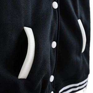 Veste Fabricant de vêtements Vente en gros Veste universitaire personnalisée de haute qualité à la mode pour hommes - Product Image 3