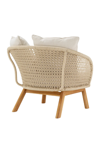Silla de sofá de jardín de ratán natural de diseño simple moderno para sala de estar Hotel Villa o uso de apartamento - Product Image 4