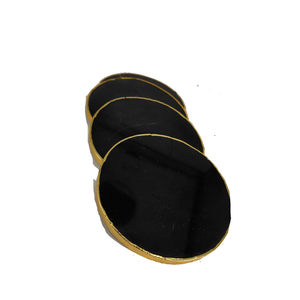 Sous-verres en cristal de haute qualité, cadeau, fabrication artisanale, sous-verres en obsidienne noire pour boissons, pierre naturelle, guérison, grossiste - Product Image 4