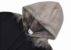 Sudadera con capucha de gran tamaño a precio de fábrica, suéter básico de algodón mezclado, sudaderas con capucha de gran tamaño para hombres, sudaderas con capucha de gran tamaño personalizadas - Product Image 2