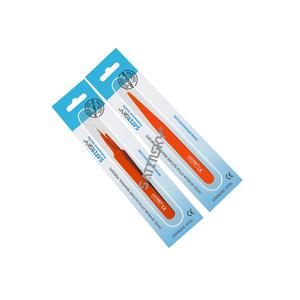 Pinces manuelles universelles pour bijoutiers, ensemble de 2 pinces micro-embouts, pinces chirurgicales certifiées CE, haute qualité - Product Image 1