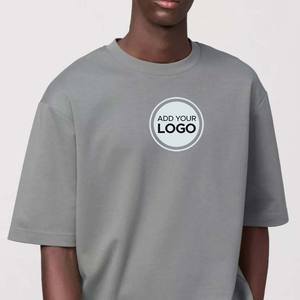 Venta al por mayor a granel AIRism algodón camisetas algodón manga corta Tamaño del timbre camiseta Hipster palangre Tops logotipo personalizado camiseta - Product Image 5