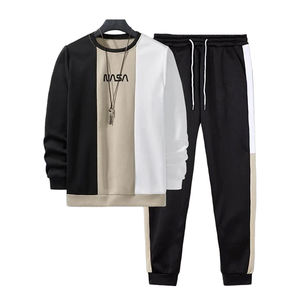 OEM ชุดวอร์มสำหรับผู้ชาย, ชุดวอร์มผ้าฟลีซลำลองตามสั่งชุดเดินถนนสำหรับผู้ชาย - Product Image 5