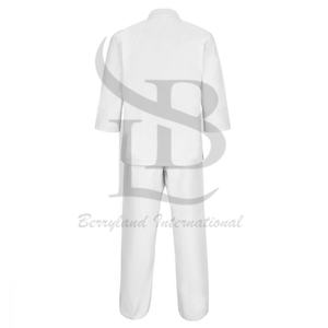 ชุดกังฟูผ้าฝ้าย100% ชุดกังฟูชุดกังฟูสีทึบระบายอากาศได้น้ำหนักเบาแห้งเร็วออกแบบโลโก้ได้ตามต้องการ - Product Image 6