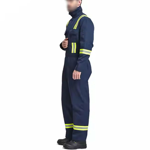 Vêtements de travail respirants Combinaison de sécurité uniforme pour hommes Dernier style Combinaison de sécurité à manches longues de haute qualité Combinaison de sécurité du travail - Product Image 1