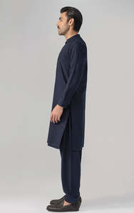 Venta directa de fábrica de poliéster/algodón para hombre, ropa informal larga para fiesta, boda, musulmán paquistaní, Shalwar Kameez - Product Image 3