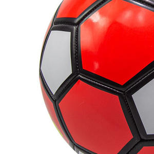 Alaay Fourniture d'usine Conception de contour noir Machine cousue PVC Taille 5 Football Football - Product Image 5