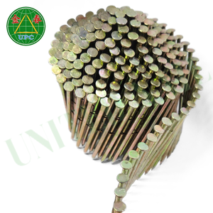 Clavos de bobina de alambre de 15 grados 3 "x 0.120 4500 piezas con cabeza a cuadros de vástago suave para pistola de clavos neumática para fabricación de paletas de madera - Product Image 6