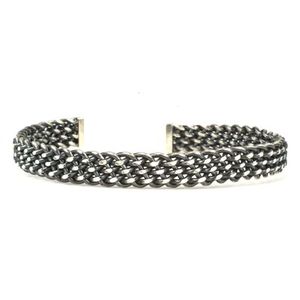 Unisex 925 Sterling Silver Twisted Wire Bracelet Fine <b>String</b> Jewelry - Product Image 2