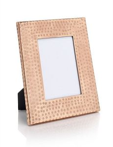 Metal Wave Hammered Pattern <b>Antique</b> Nickel Metal Durable Lightweight Digital Printing Photo <b>Frame</b> for Home Office Decor-Return - Product Image 6