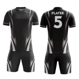 Sport indossa divise da calcio di alta qualità a basso prezzo all'ingrosso/Logo personalizzato uniforme da calcio ad asciugatura rapida con sublimazione