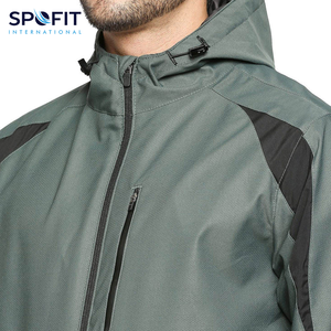 Chaqueta Softshell de lona ligera Unisex con logotipo personalizado, precio de fábrica, a prueba de viento, impermeable para deportes de invierno al aire libre - Product Image 6