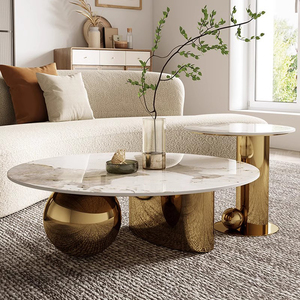 Meubles <span class=keywords><strong>de</strong></span> salon nouveau style industriel autres meubles <span class=keywords><strong>de</strong></span> salon table basse petit globe doré table basse pour <span class=keywords><strong>maison</strong></span> - Product Image 3