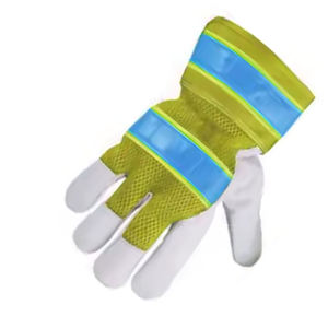 Guantes de Trabajo de Piel de Vacuno Reforzada de Primera Calidad, Forro de Lana de Algodón, Guantes de Seguridad de Cuero para Trabajo - Product Image 5
