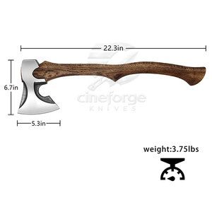 Hache en acier au carbone de qualité supérieure, fabriquée sur mesure, en stock, livraison directe d'usine - Product Image 2