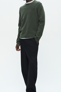 Clásico cómodo nuevo suéter de manga larga de moda para hombres 100% algodón suave de secado rápido con logotipo personalizado y bordado - Product Image 3