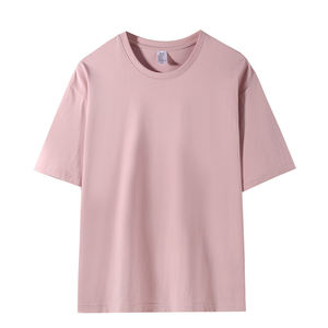 Camiseta unisex con logotipo personalizado para hombre, camiseta en blanco de algodón 100% con suministro ODM de lona de algodón de verano para ropa de hombre - Product Image 4