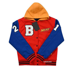 Vestes Versity de meilleure qualité personnalisées en usine Vestes Letterman Vestes en laine et cuir - Product Image 1