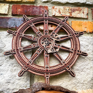 Handmade Creations Laser Cut Nautical File 3D Wooden <b>Ship</b> Laser Router Best Nautical <b>Ship</b> <b>Wheel</b> Handmade Decor - Product Image 1