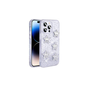 Funda de Silicona Brillante de Lujo JoieCreatif para iPhone 14 Pro Max, a Prueba de Golpes, con Protección de Esquinas con Airbag, A53, Elegante, Estilo INS - Product Image 1