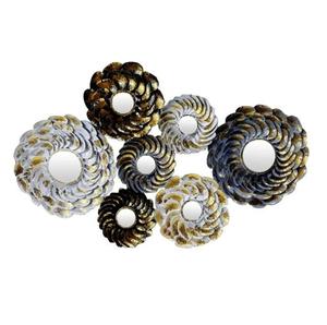 Art mural abstrait en fer en multicolore Royal Wall Accessoires décoratifs de bonne qualité Fourniture en gros Arts muraux en métal Vente en gros - Product Image 3