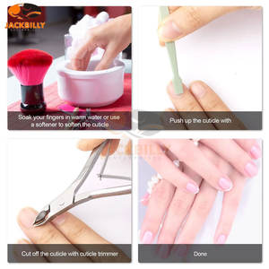 Pinces à cuticules en acier inoxydable coupe-cuticules coupe-peau morte ciseaux pédicure manucure outils ongles ongles - Product Image 2