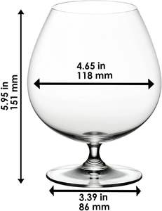 Copas de Vino de Cristal Soplado a Mano, Copas de Coñac de Cristal Grabadas Personalizadas para Sherry, Whisky, Licor, Estilo Vintage, Capacidad de 31.2 oz - Product Image 6