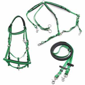 Bridon d'endurance en cuir de qualité supérieure, fabriqué à la main pour un confort optimal, parfait pour l'entraînement des chevaux, la course et l'équitation professionnelle - Product Image 1