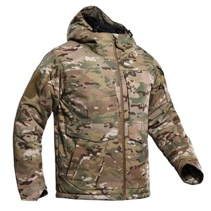 Nueva Chaqueta Táctica Impermeable de Piel de Oveja Genuina Recubierta 2025, Chaqueta de Caza Unisex con Camuflaje y Logotipo Frontal de Lona, Primavera - Product Image 4